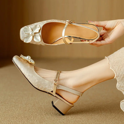 Novara™ | Camellia Slingback Pumps