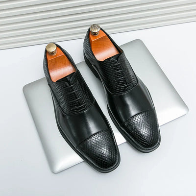 Novara™ | Slyther Genuine Leather Brogues