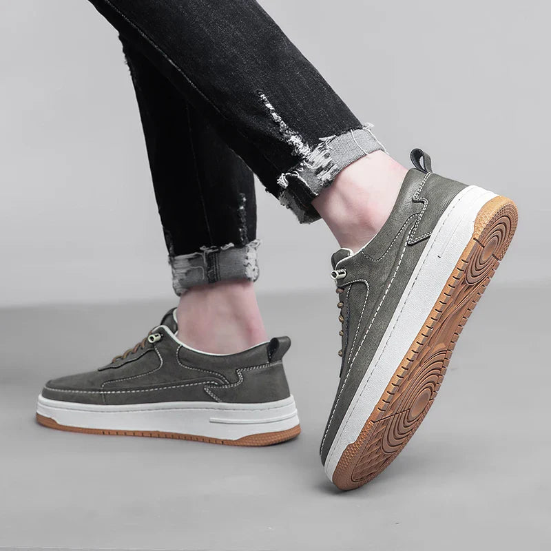 Novara™ | Talion Genuine Leather Sneakers