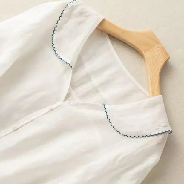 Novara™ | Tiara Linen Blouse