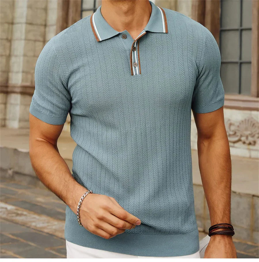 Novara™ | Romero Button-Down Polo Shirt