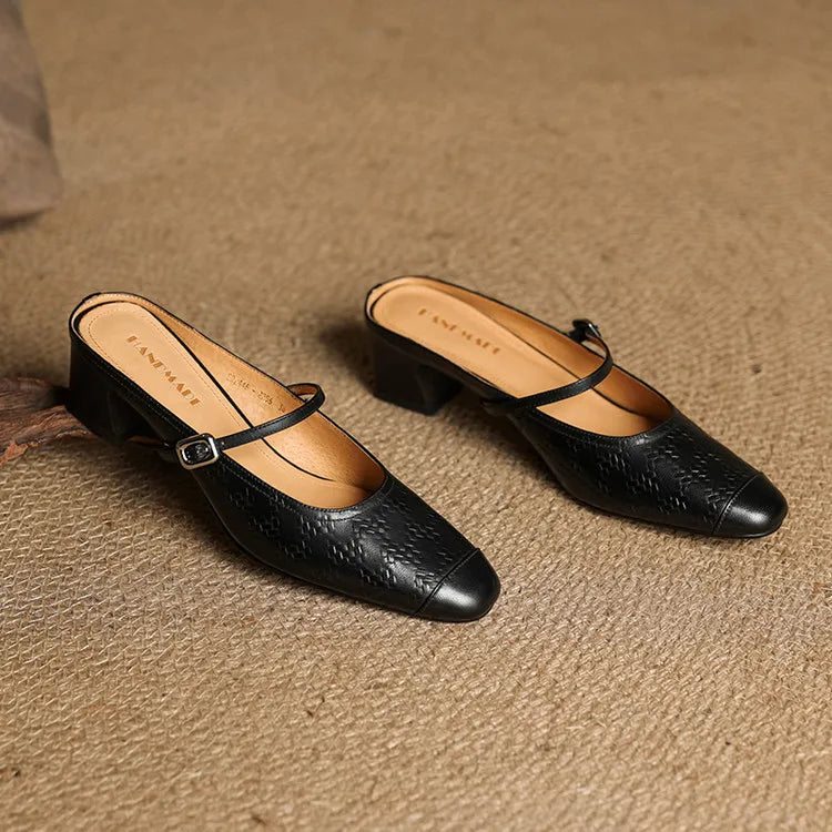 Novara™ | Berla Genuine Leather Mules