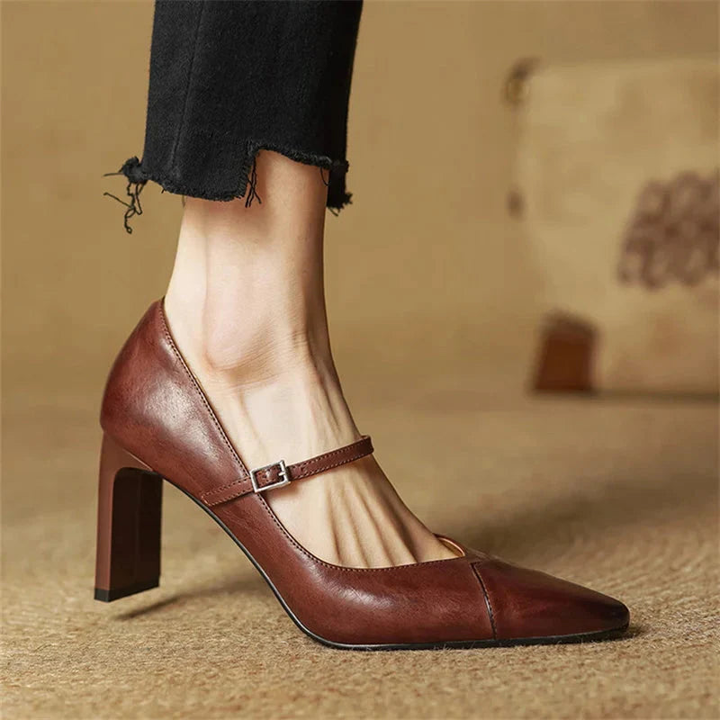 Novara™ | Emily Genuine Leather Heels