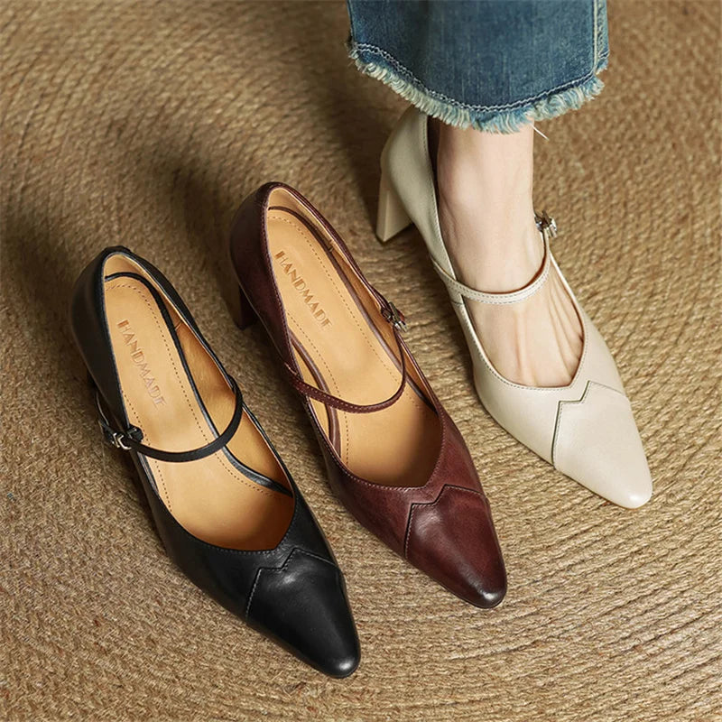 Novara™ | Emily Genuine Leather Heels