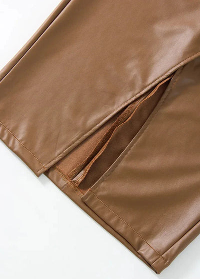 Novara™ | Maeve Leather Skirt