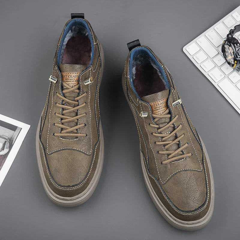 Novara™ | Ozgun Genuine Leather Sneakers