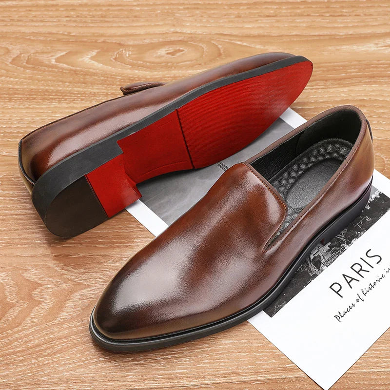 Novara™ | Noctis Genuine Leather Loafers