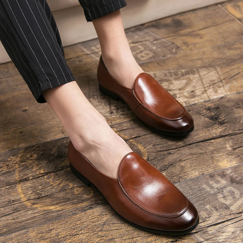 Novara™ | Silas Leather Loafers