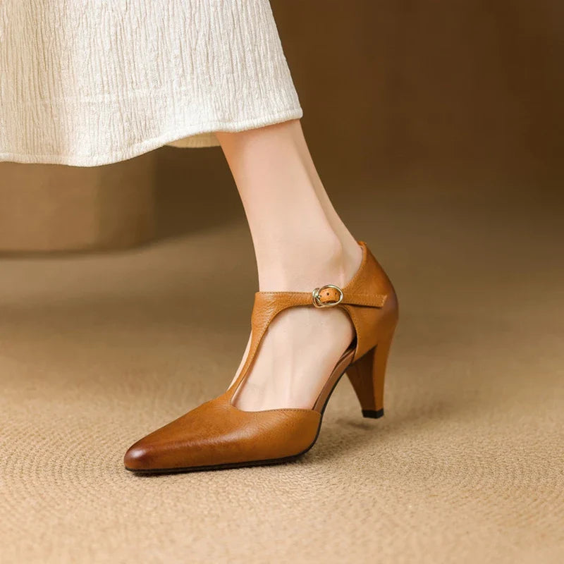 Novara™ | Triana Genuine Leather Heels