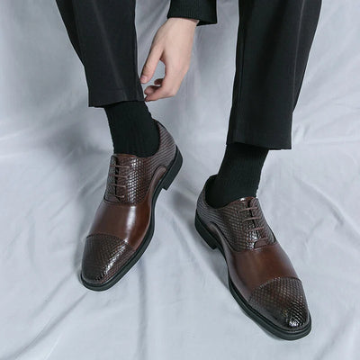 Novara™ | Slyther Genuine Leather Brogues