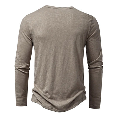 Novara™ | Enzo Cotton Henley Shirt