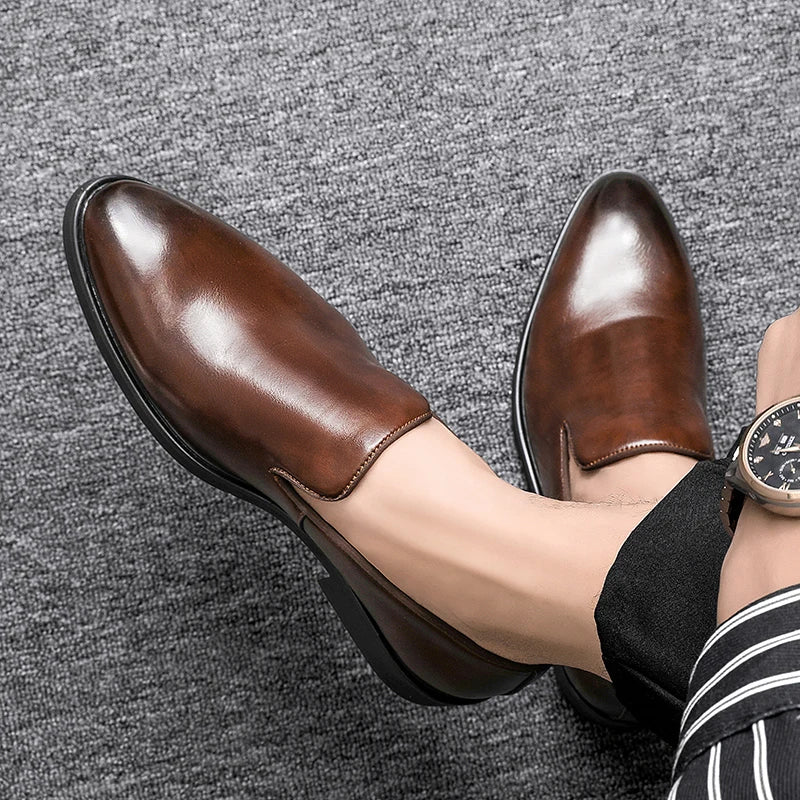 Novara™ | Noctis Genuine Leather Loafers
