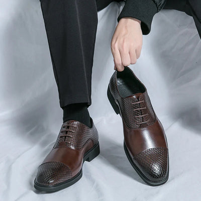 Novara™ | Slyther Genuine Leather Brogues