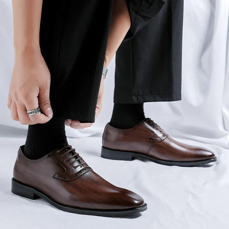 Novara™ | Riven Leather Shoes