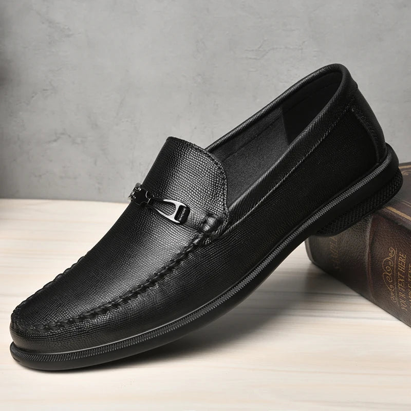 Novara™ | Belvedere Genuine Leather Loafers