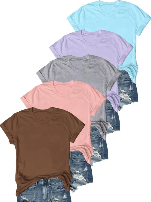 Novara™ | Casual Short Sleeve Tee (Pack of 5)