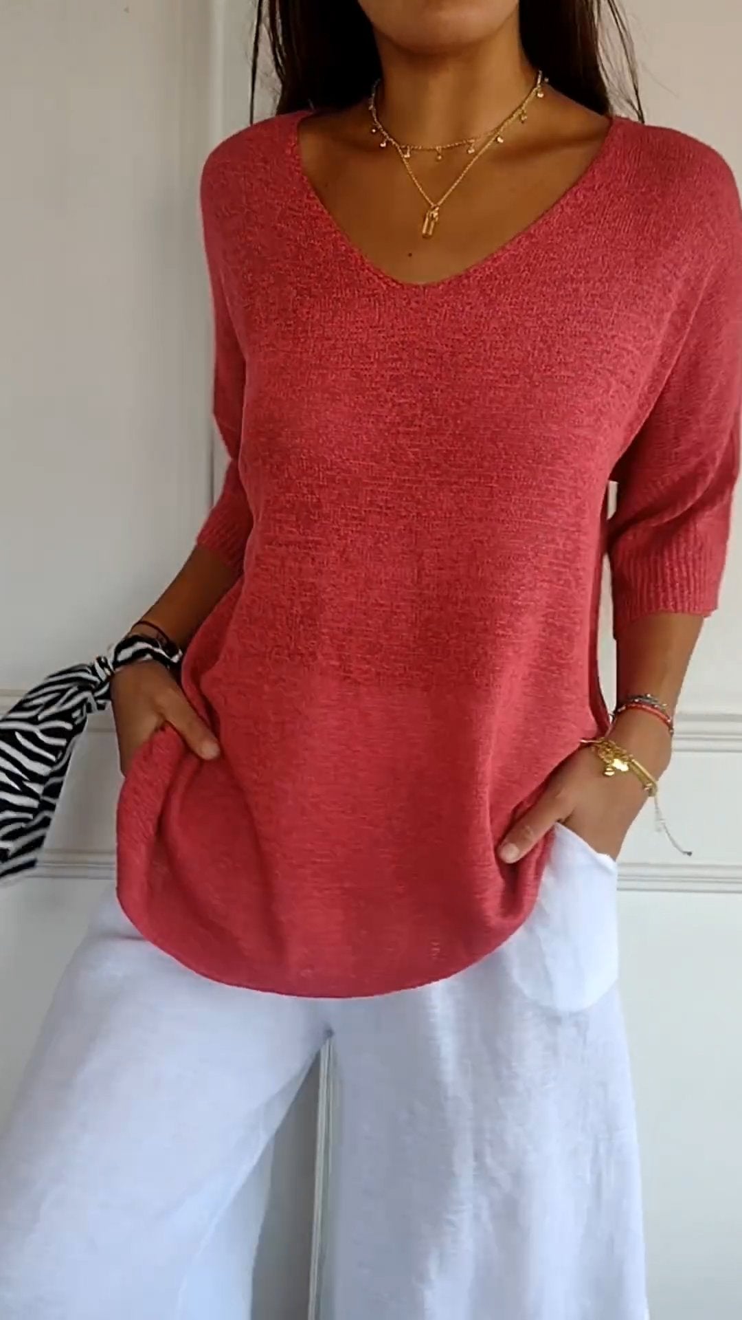 Novara™ | Casual V-Neck Top