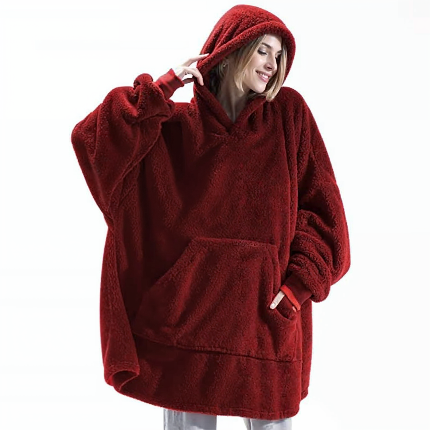 Novara™ | Fleece-Lined Oversized Hoodie