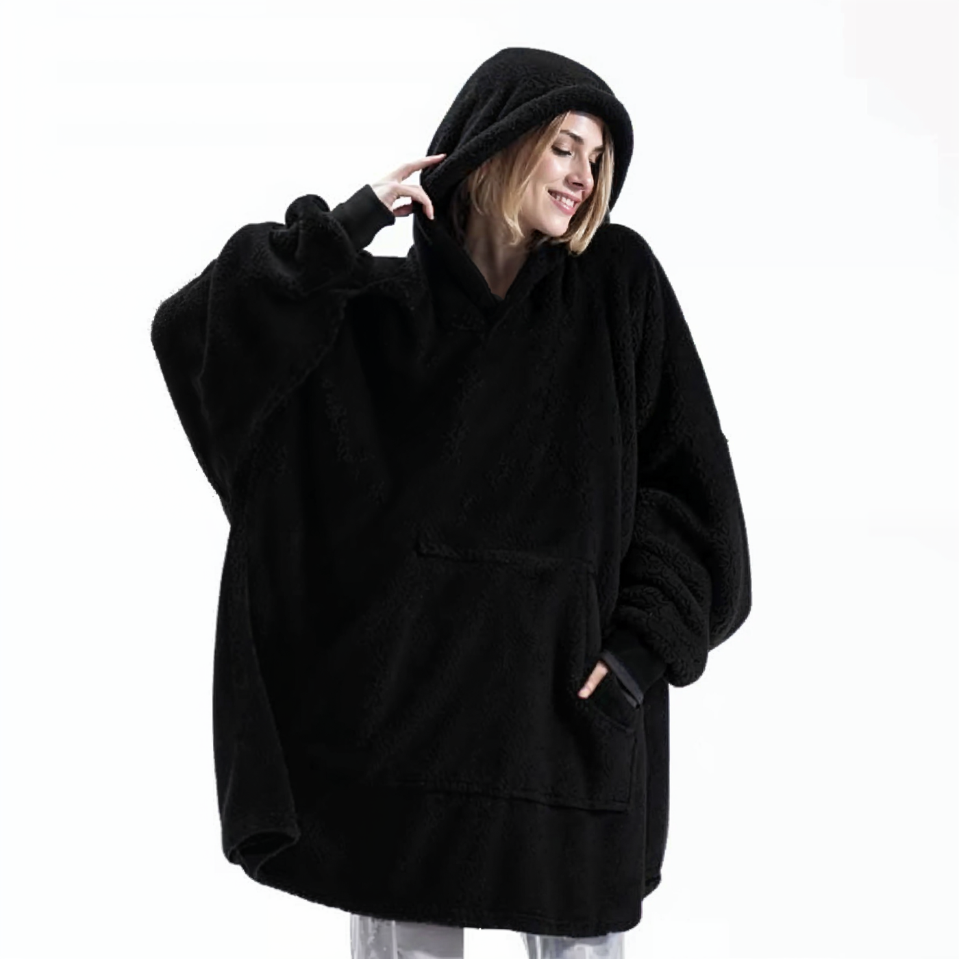 Novara™ | Fleece-Lined Oversized Hoodie